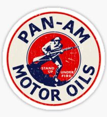 Pan Am Motor Oils Sticker
