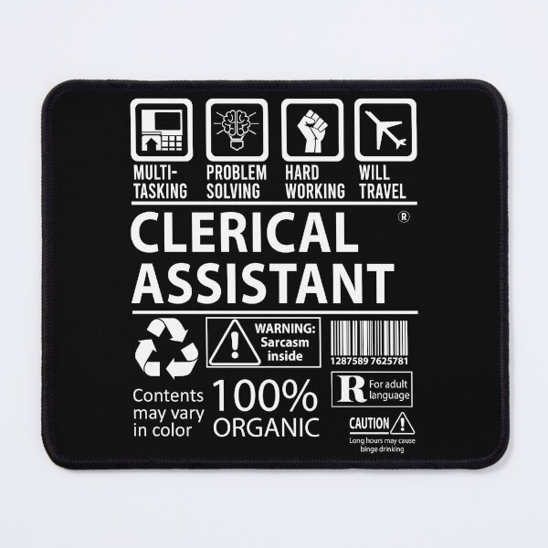 Item preview, Clerical Assistant T Shirt - MultiTasking Certified Job Gift Item Tee designed and sold by sabinacsnm.