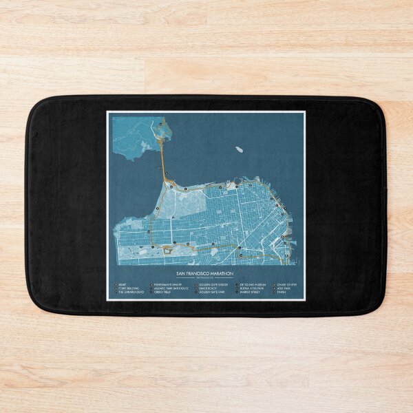 Item preview, San Francisco Marathon (Kilometer Markers) designed and sold by BGALAXY.