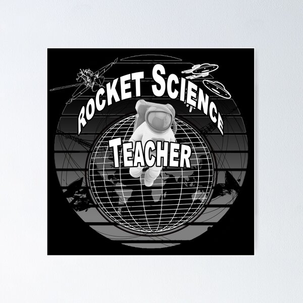 Item preview, Rocket Science Teacher designed and sold by A-T-H.