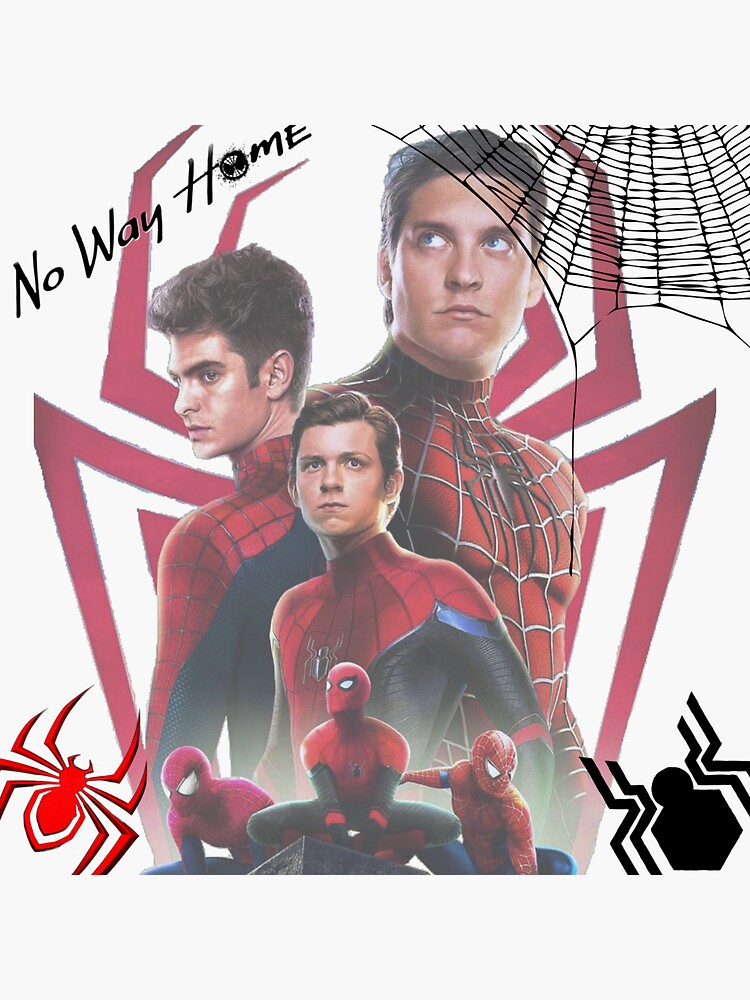 "Spiderman No Way Home" Sticker by Binnuz Redbubble