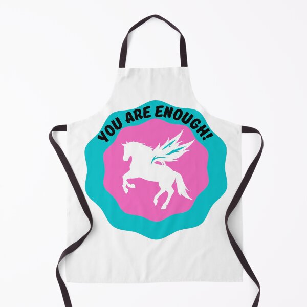 Item preview, You are enough!/ White horses quote designed and sold by BronikowskiART.