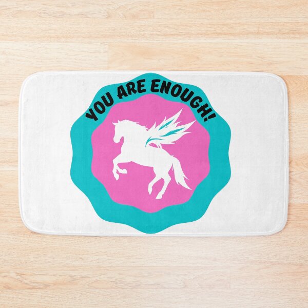 Item preview,  You are enough!/ White horses quote designed and sold by BronikowskiART.