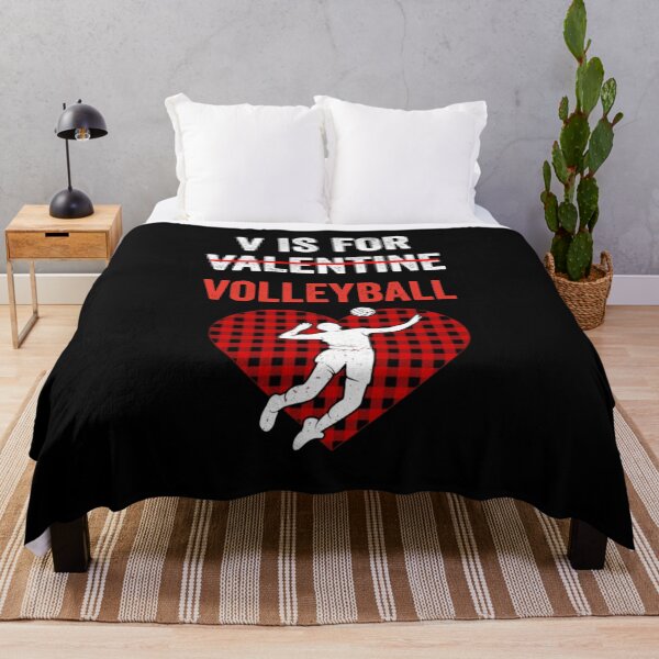 Item preview, Volleyball Quote: V Is For Volleyball designed and sold by AMINE ★★★★★.