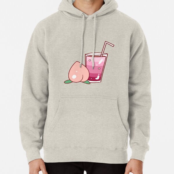 peach pullover hoodie