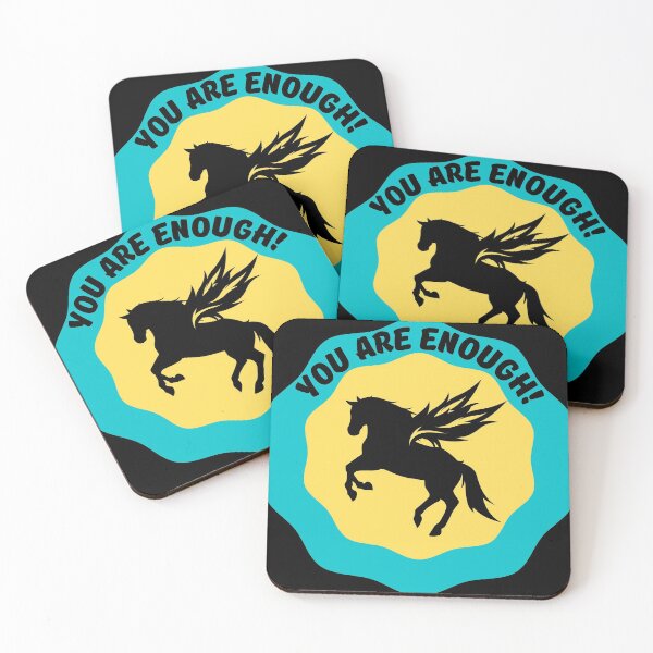 Item preview,   You are enough!/ Black horses designed and sold by BronikowskiART.