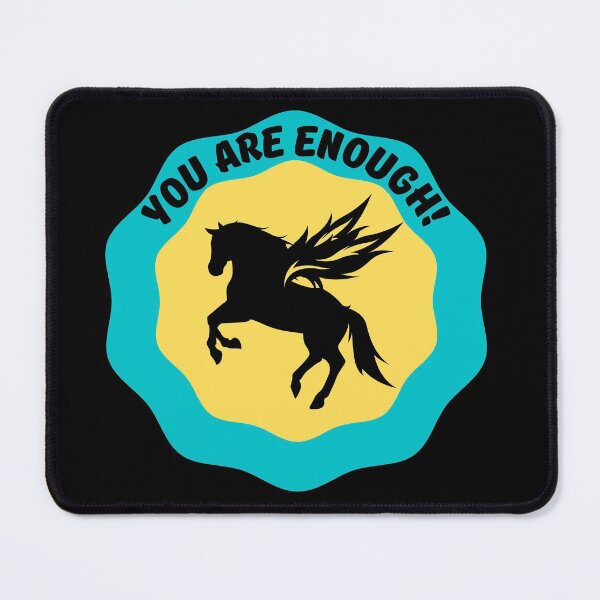 Item preview,   You are enough!/ Black horses designed and sold by BronikowskiART.