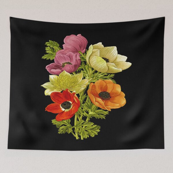 Item preview, Anemone Windflower Botanical Art Vector Cut Out designed and sold by taiche.