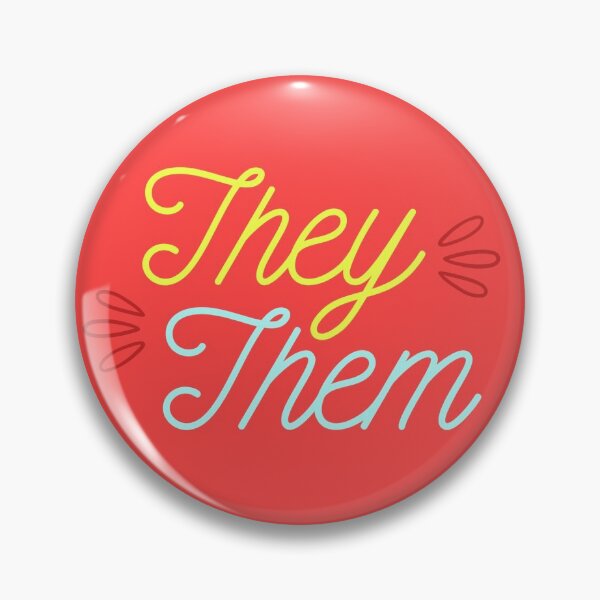 Item preview, They/Them Pronouns designed and sold by houseplantbabe.