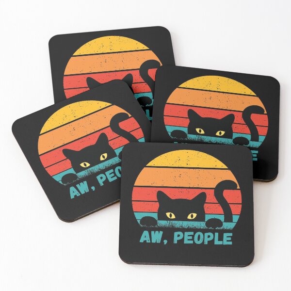 Item preview, Ew People Cat Retro Style, Funny Cat Introvert designed and sold by Kaladzishop.