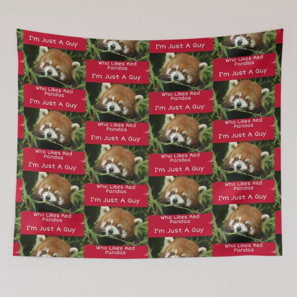 Item preview, I'm just a Guy who likes Red Pandas designed and sold by ArtTheresaLynn1.