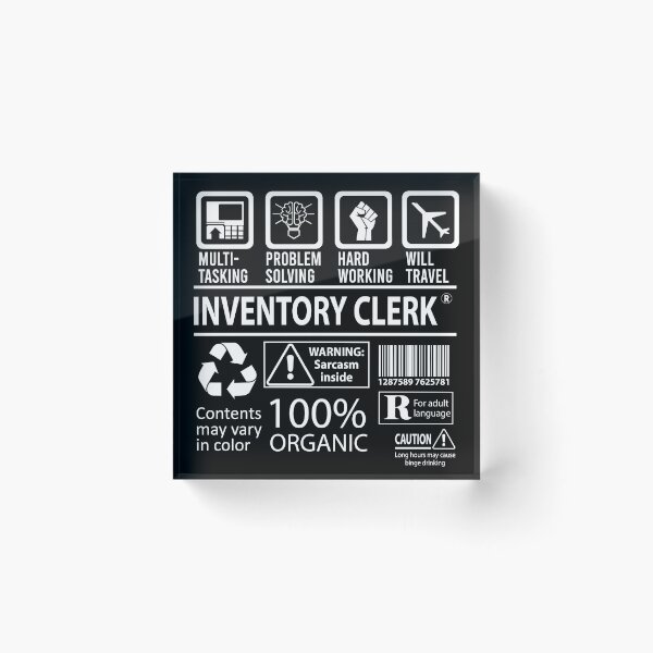 Item preview, Inventory Clerk T Shirt - MultiTasking Certified Job Gift Item Tee designed and sold by oslandefren.