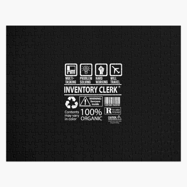 Item preview, Inventory Clerk T Shirt - MultiTasking Certified Job Gift Item Tee designed and sold by oslandefren.