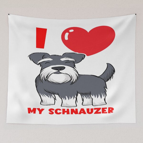 Item preview, I Love My Schnauzer designed and sold by davidmurtagh.