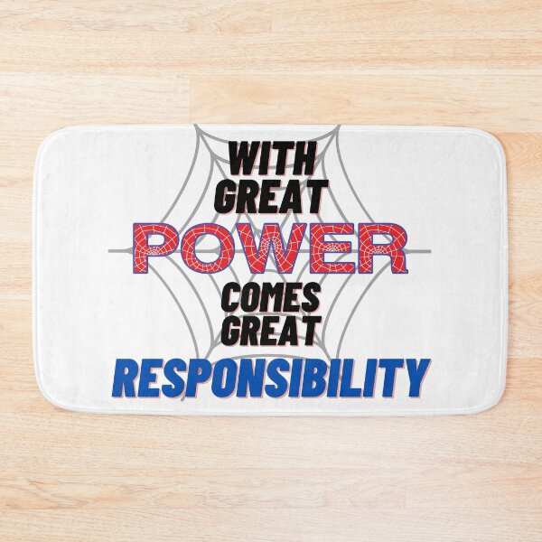 Item preview, With Great POWER Comes Great RESPONSIBILITY web design designed and sold by Awkward-Ginger.