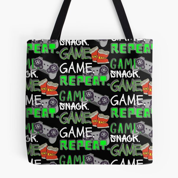 Item preview, The GAME. SNACK. GAME. GAME. REPEAT. -Funny Gamer designed and sold by Rally-Girl.