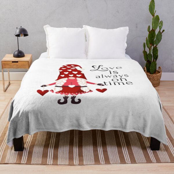 Item preview, Gnome Love is Always on Time Valentine designed and sold by The Long's Way Home.