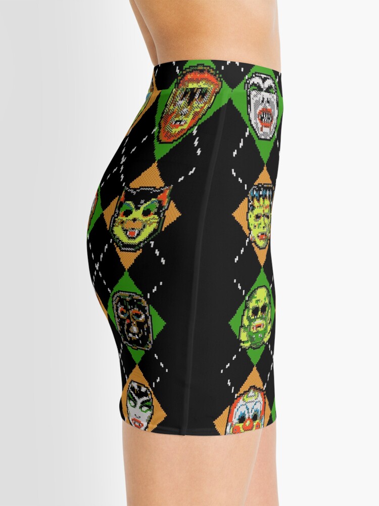 Alternate view of Scary Christmask Mini Skirt