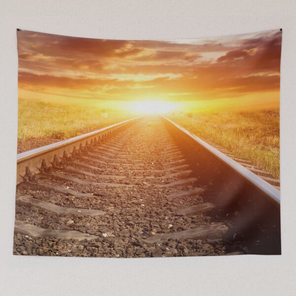 Item preview,   panoramic, widescreen prints, wall posters, Tapestries,Tapestry,throw blankets,comforters,duvet covers ,  train track,Railroad art,train wall art,Train art designed and sold by eyesight4vision.