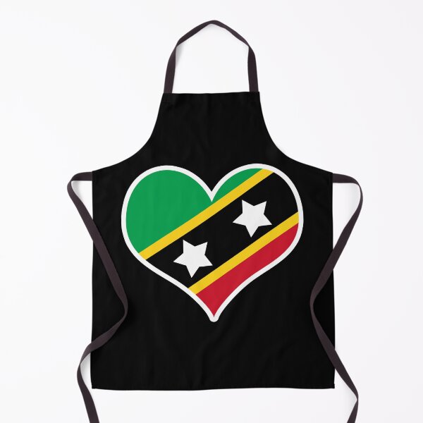 Item preview, Saint Kitts and Nevis Flag Heart designed and sold by PKHalford.