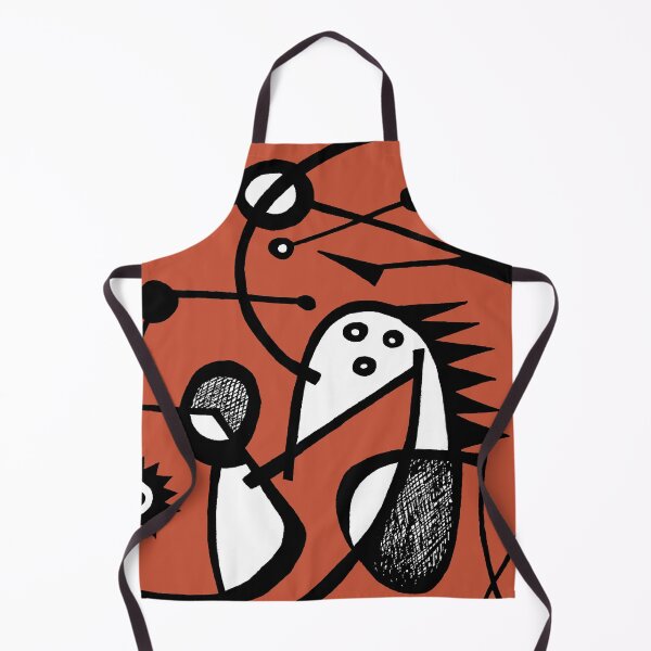 Item preview, " Gëstu Xam Xam" - Contemporary African Abstract Art Surrealist Design - RED designed and sold by Tony Cisse.