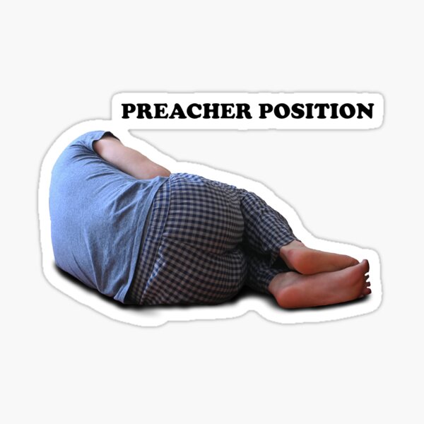 Preacher Position Sticker