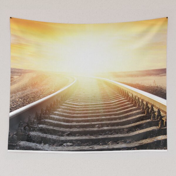 Item preview,  panoramic, widescreen prints, wall posters, Tapestries,Tapestry,throw blankets,comforters,duvet covers ,  train track,Railroad art,train wall art,Train art designed and sold by eyesight4vision.