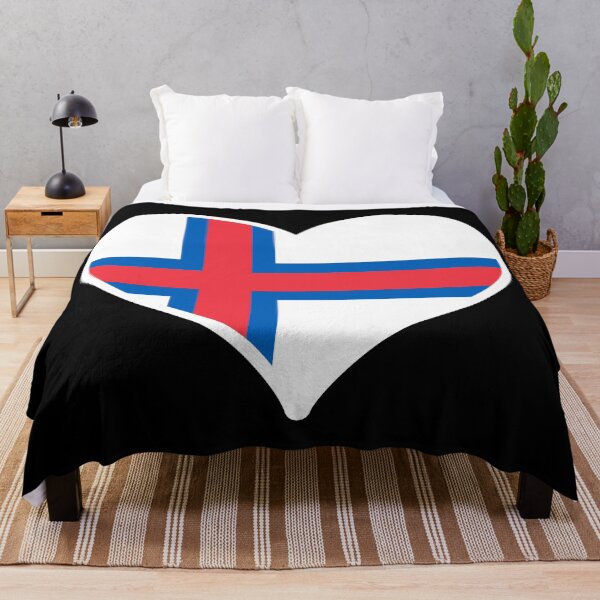 Item preview, Faroe Islands Flag Heart designed and sold by PKHalford.