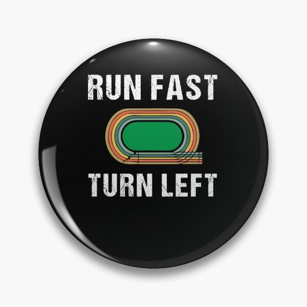Item preview, Vintage Track and Field Design Run Fast Turn Left designed and sold by midodesign20.