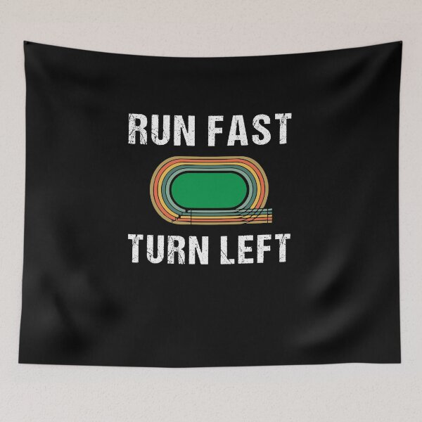 Item preview, Vintage Track and Field Design Run Fast Turn Left designed and sold by midodesign20.