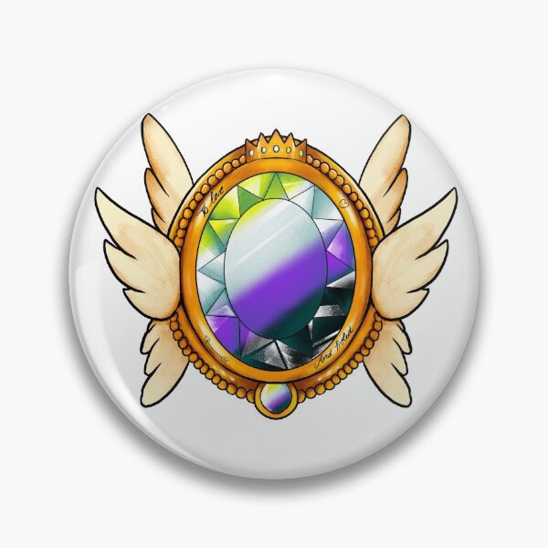 Artikelvorschau, Nicht binäres Pride Magical Girl Gem (Variante) entworfen und verkauft von LBCCreations.