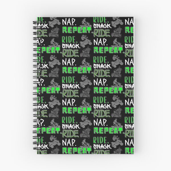 Item preview, The RIDE. SNACK. RIDE. NAP. REPEAT. Quad -Funny Motocross designed and sold by Rally-Girl.