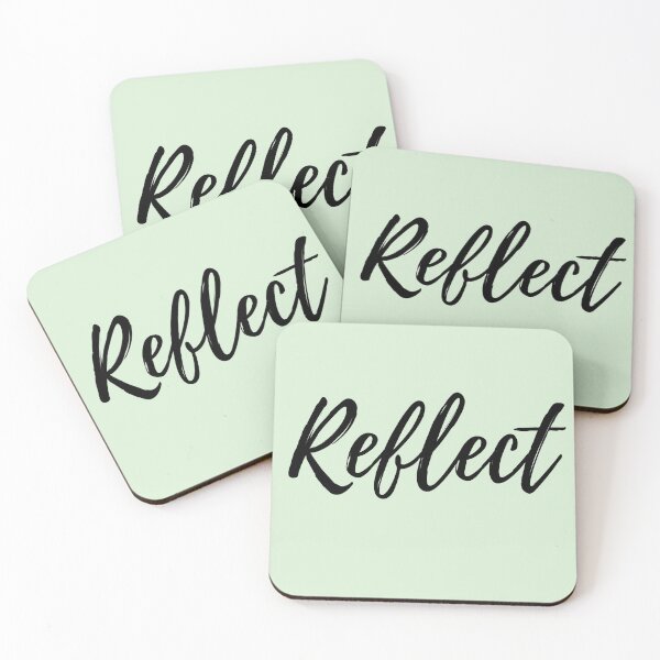 Item preview, Reflect - Mint Background designed and sold by ActionFocus.