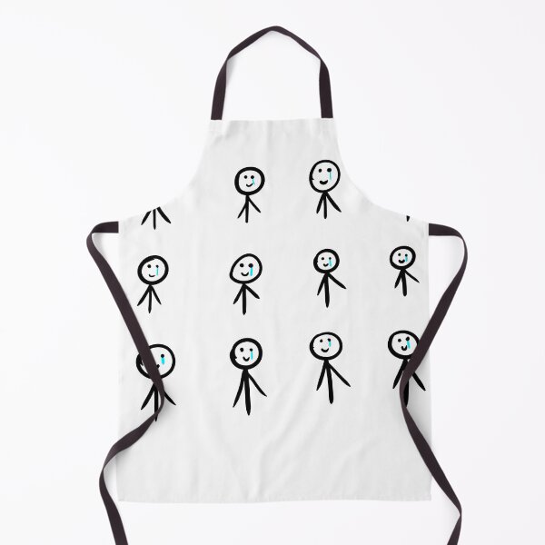 Item preview, Fake smile with tear Stickman designed and sold by Ralu04.