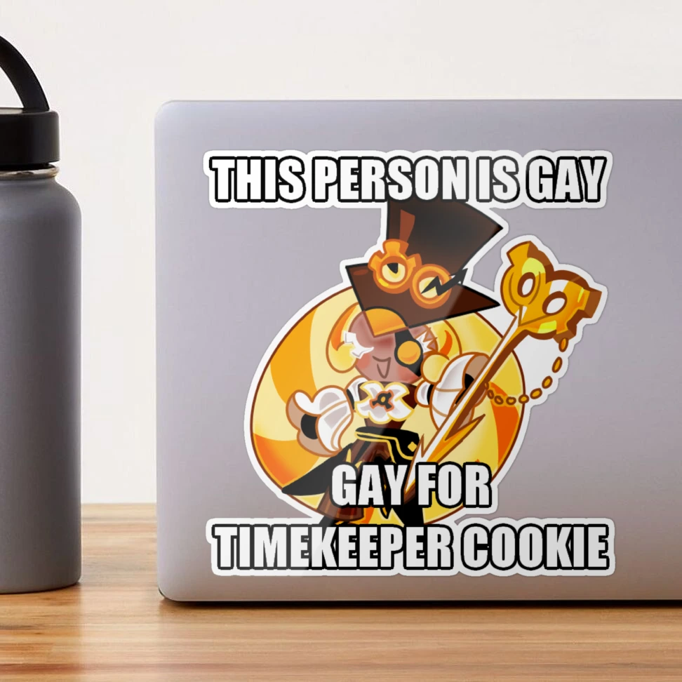 POV You're Gay For Timekeeper Cookie Pin for Sale by Cutie-Pinsy