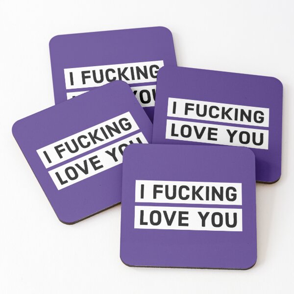 Item preview, I fuckin love you   designed and sold by GoldenGooseNZ.