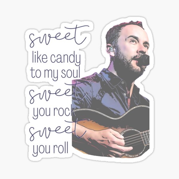 Item preview, Dave Matthews Lyrics Crash Into Me designed and sold by dmbdana.