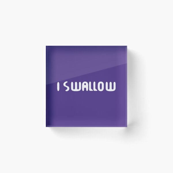 Item preview, I SWALLOW.   designed and sold by GoldenGooseNZ.