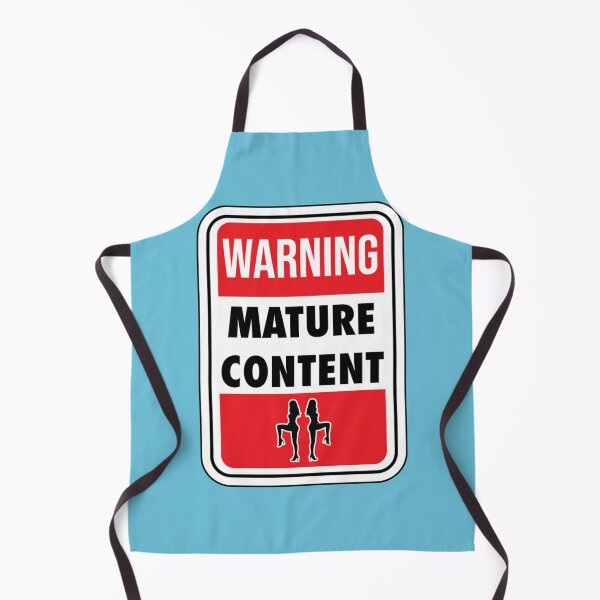 Item preview, Mature Content Sign   designed and sold by GoldenGooseNZ.