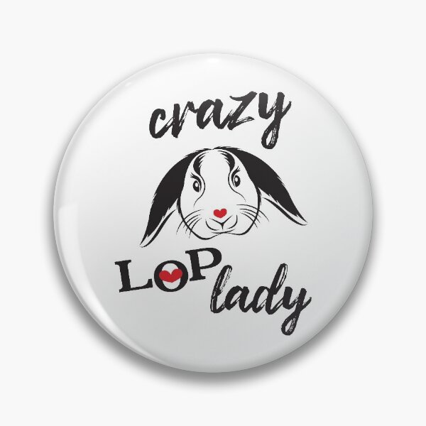 Item preview, Crazy lop lady Holland lop rabbit lover designed and sold by Tanya Mihe.