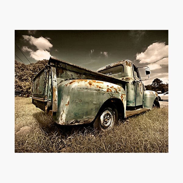 Vista previa del artículo con la obra «Abandonado 1951 Ford F-1», diseñado y vendido por mal-photography.