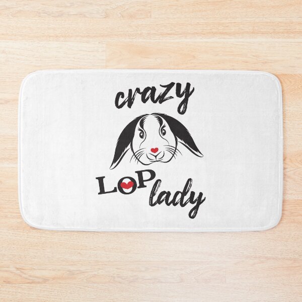 Item preview, Crazy lop lady Holland lop rabbit lover designed and sold by Tanya Mihe.
