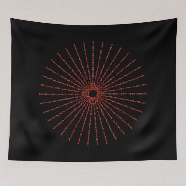 Item preview, DESTROY - BINARY CODE. ASCII. CIRCLE. RED. designed and sold by 5hertz.