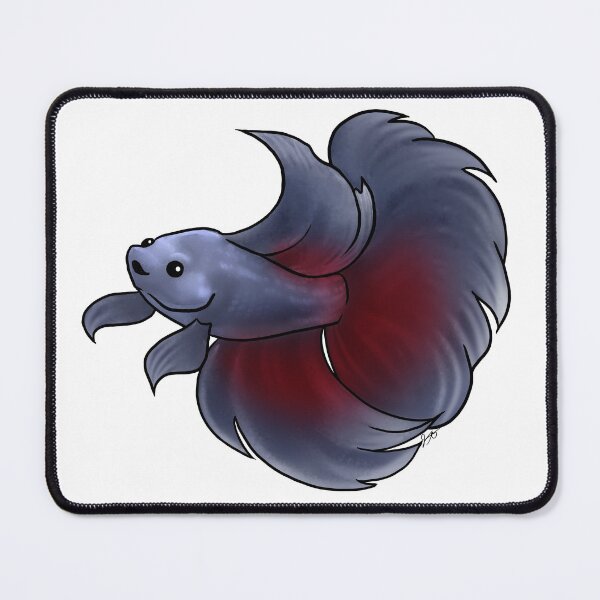 Item preview, Navy Betta Fish designed and sold by Jennifer Stolzer.