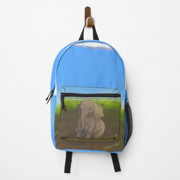 Item preview, Baby Elephant Enjoying the Day designed and sold by Brushes with Nature.