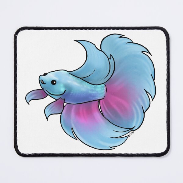Item preview, Turquoise Betta Fish designed and sold by Jennifer Stolzer.