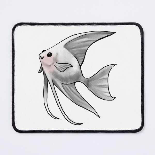 Item preview, Platinum Blushing Angelfish designed and sold by Jennifer Stolzer.