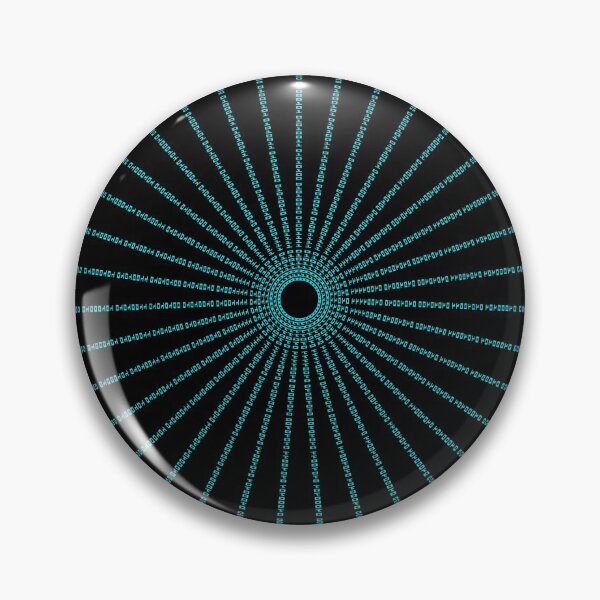Item preview, DESTROY - BINARY CODE. ASCII. CIRCLE. BLUE. designed and sold by 5hertz.