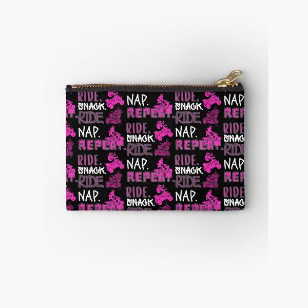 Item preview, The RIDE. SNACK. RIDE. NAP. REPEAT. Pink Quad -Funny Motocross designed and sold by Rally-Girl.