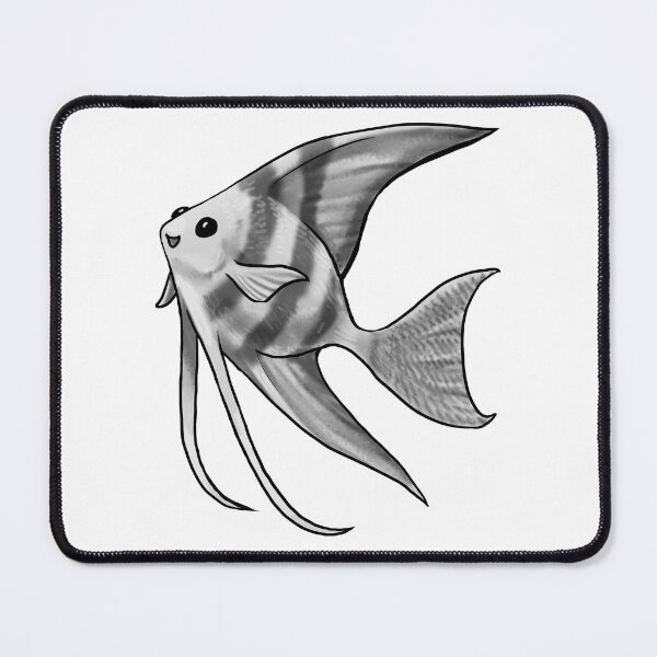 Item preview, Silver Striped Angelfish designed and sold by Jennifer Stolzer.